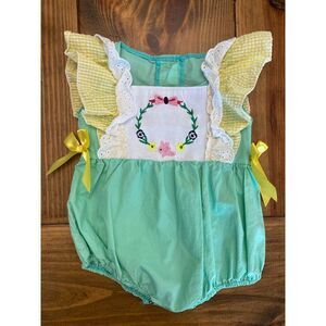 Mint Green Bubble 12/18m EUC